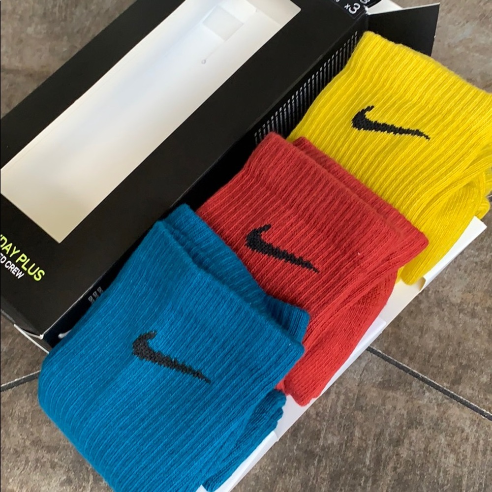 NIKE EVERYDAY PLUS COTTON CUSHIONED CREW SOCKS MEN - Picture 12 of 16